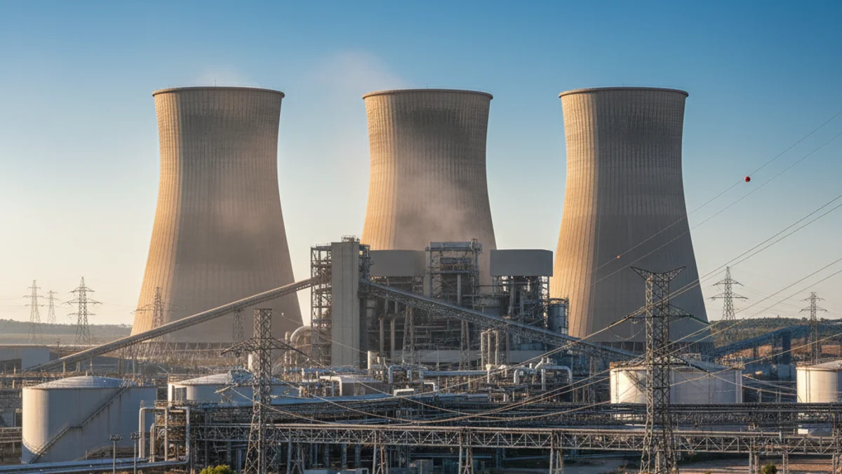 Imatge genèrica de les torres de refrigeració d'una central nuclear en funcionament.