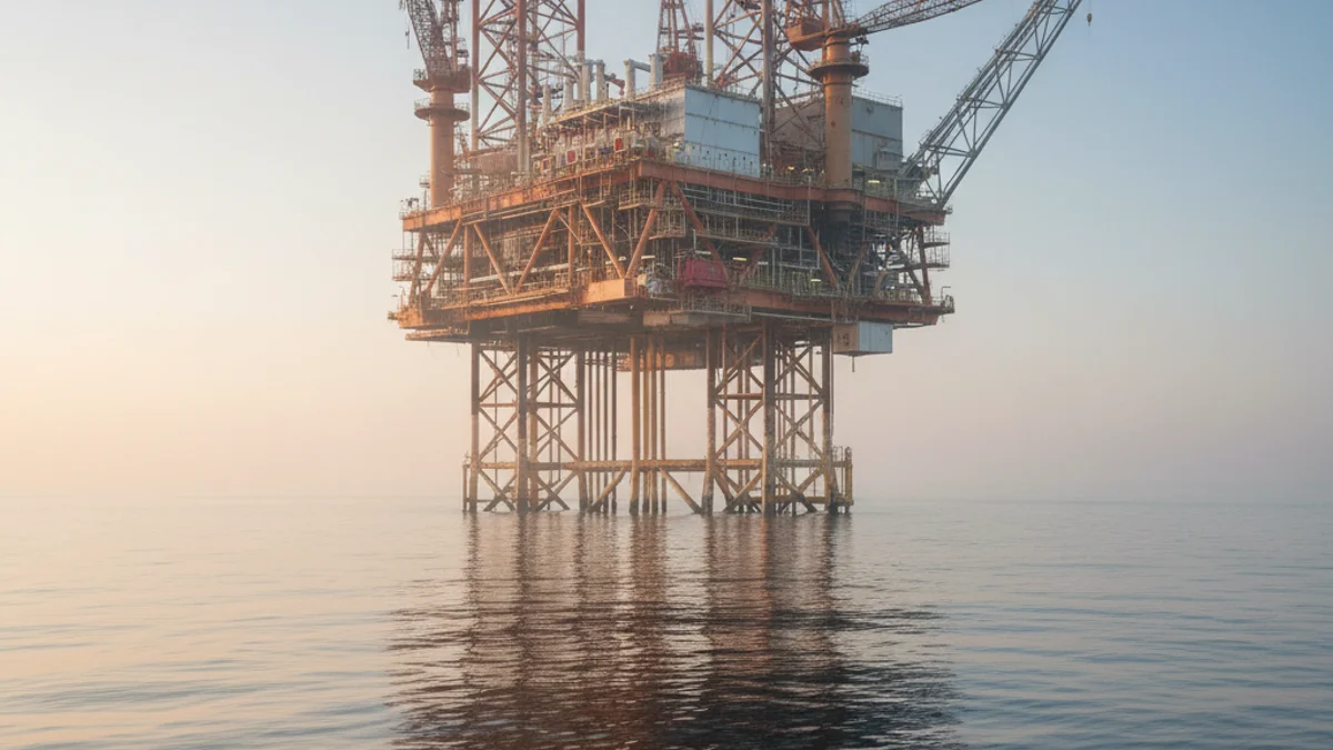 Generic image of the Castor project offshore platform.