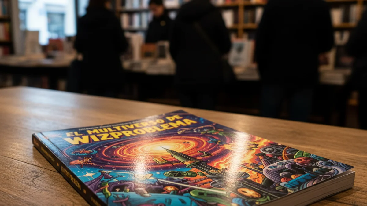 Generic image of a humor comic book displayed in a bookstore.