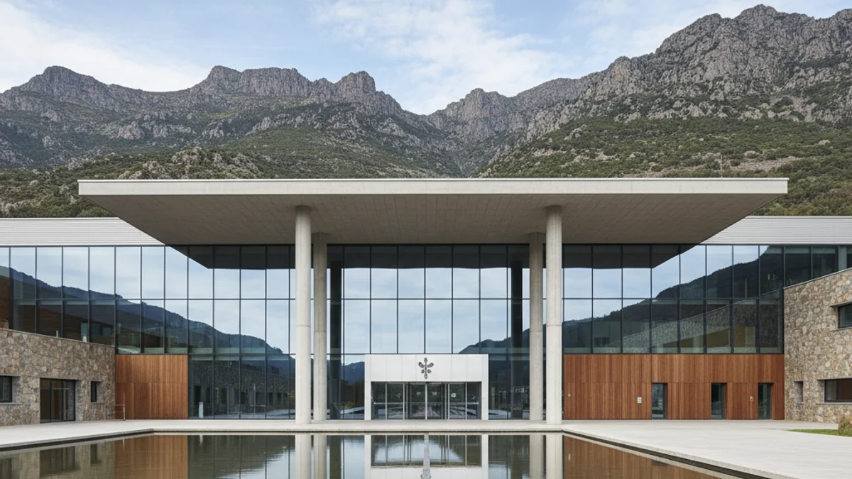 Imatge genèrica de la façana d'un centre hospitalari modern.