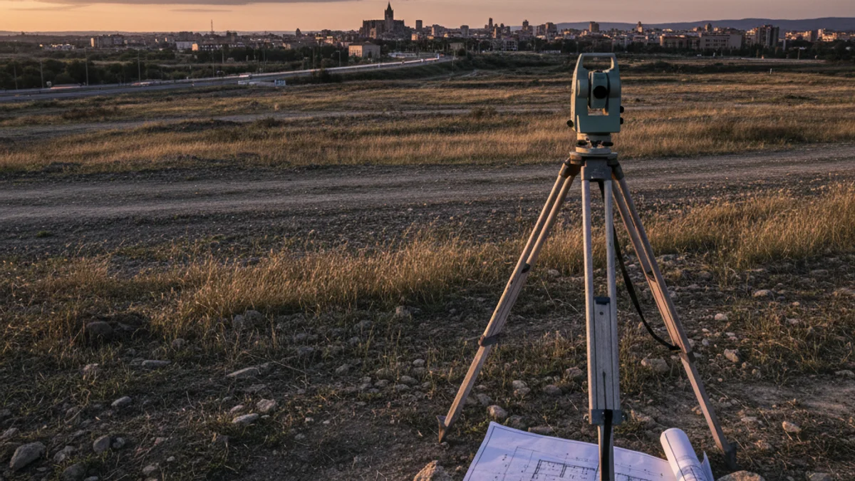 Imatge genèrica dels terrenys on s'ubicarà el futur centre hospitalari a Tortosa.