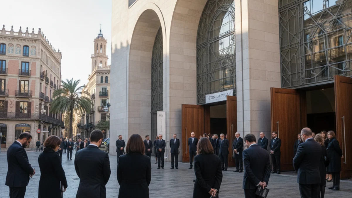 Imatge genèrica de l'exterior d'un oratori durant un matí assolellat.