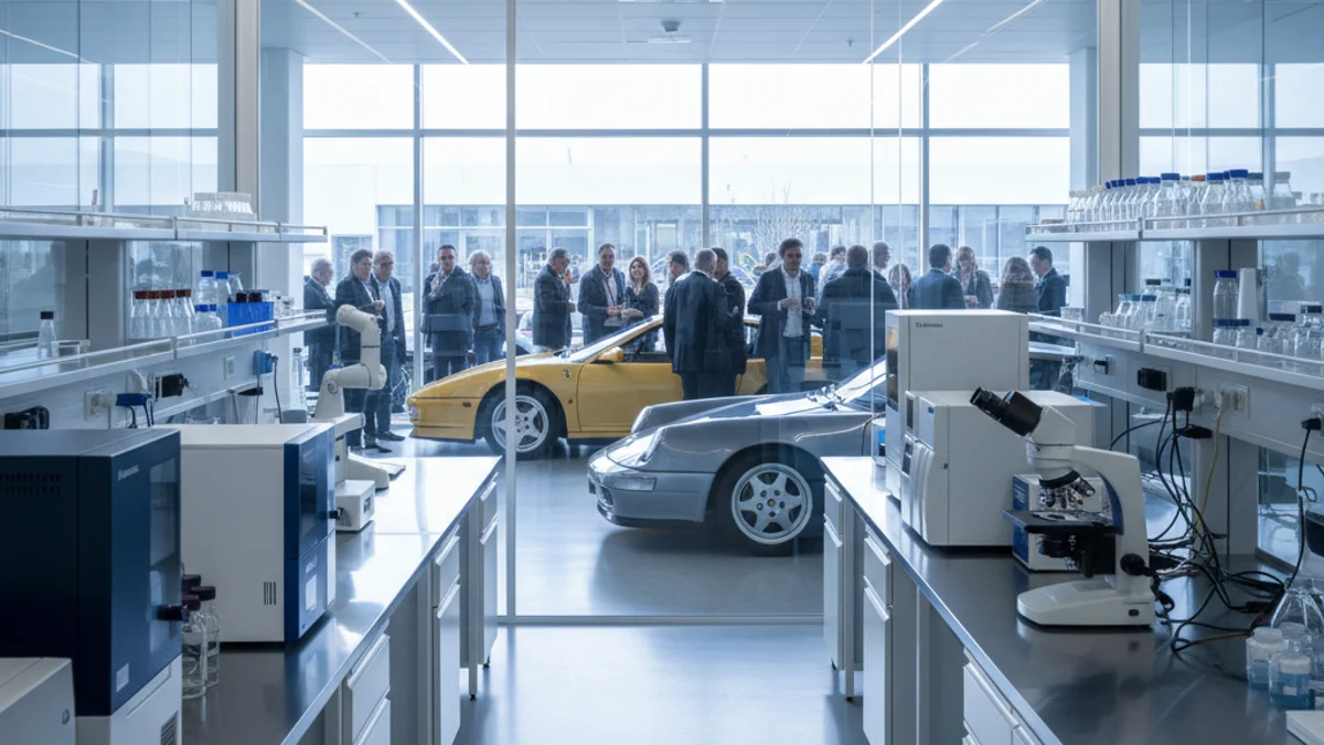 Imagen genérica de las instalaciones de una empresa farmacéutica de alta tecnología.