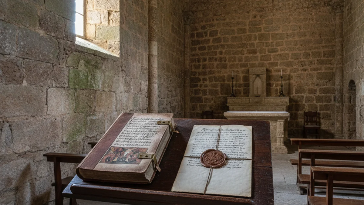 Imatge genèrica d'un espai medieval on se celebraran les jornades acadèmiques sobre la llegenda de Sant Jordi.