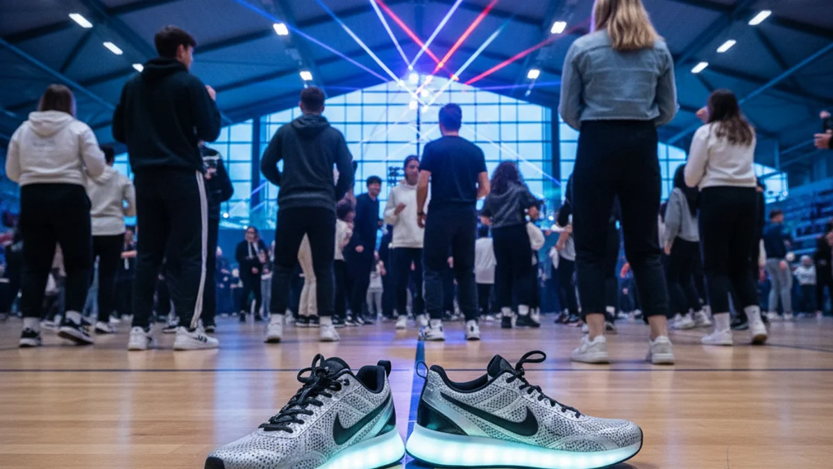 Imagen genérica de un pabellón deportivo durante una exhibición de baile.