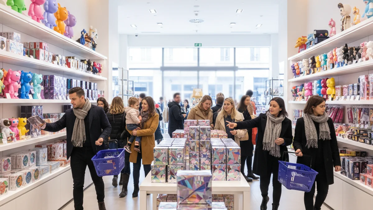 Imagen genérica del interior de una tienda de figuras de coleccionismo y cultura pop.