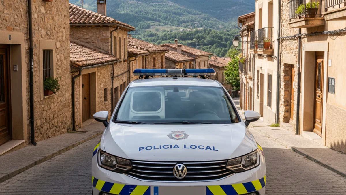 Generic image of a new local police vehicle with a security partition.