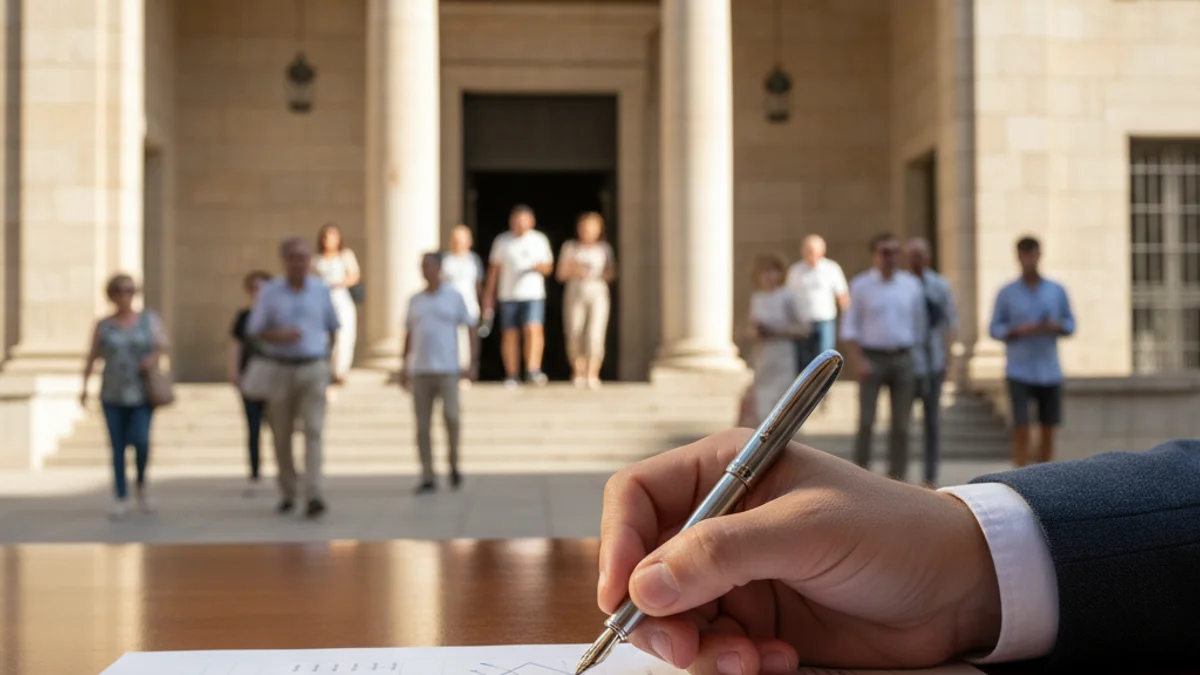 Imagen genérica de un documento de planificación municipal con gráficos de progreso.