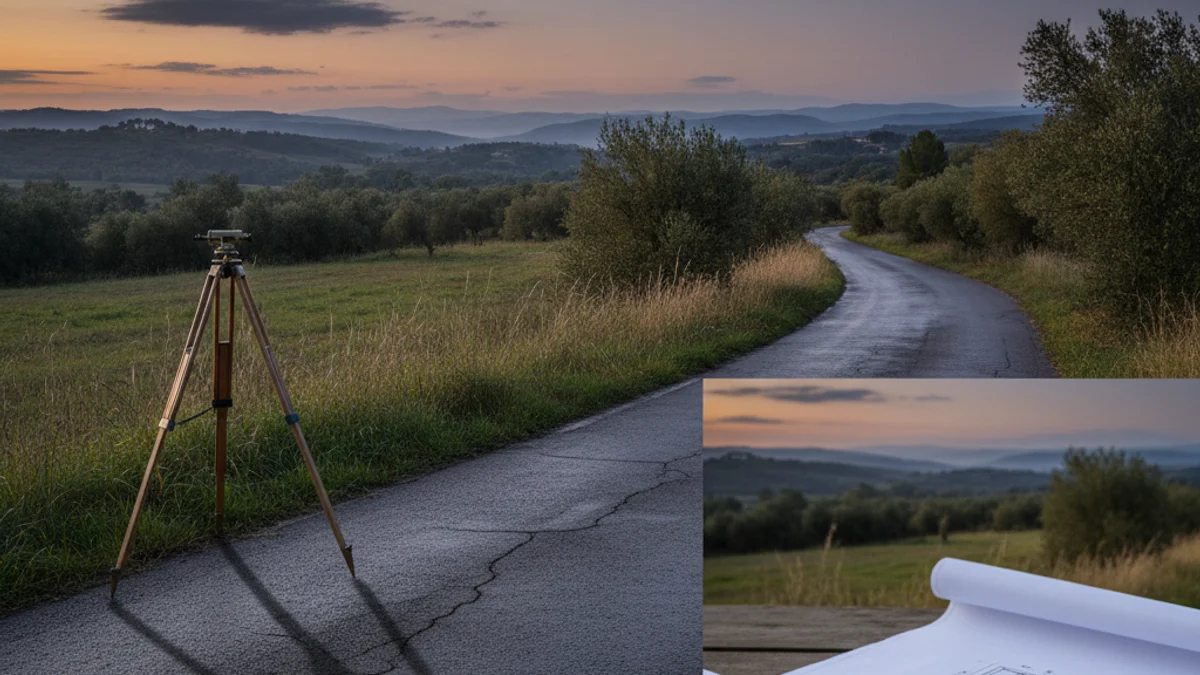 Generic image of a landscape in the Vallès region where the future road infrastructure would be integrated.