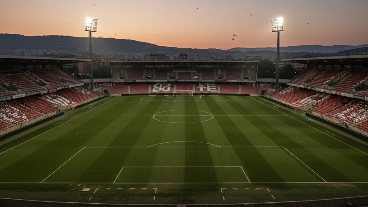 Imagen genérica del estadio de Montilivi en Girona.
