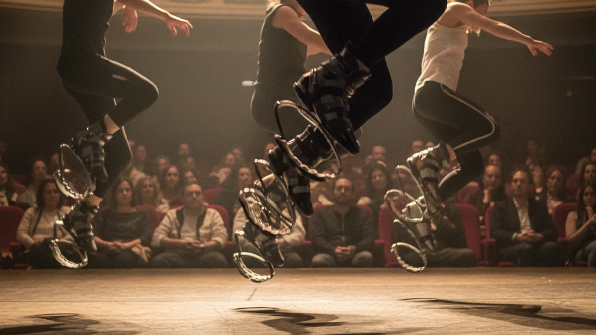 Imagen genérica de una actuación de danza contemporánea en un escenario interior.
