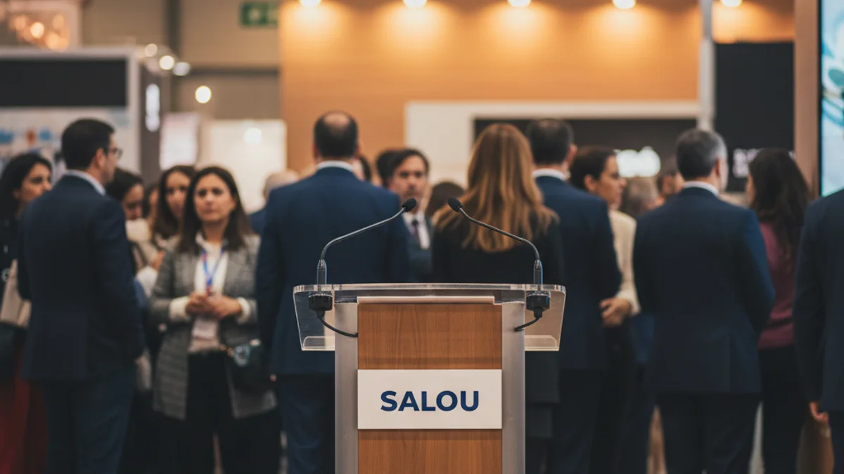 Imatge genèrica d'un estand en una fira de turisme internacional.