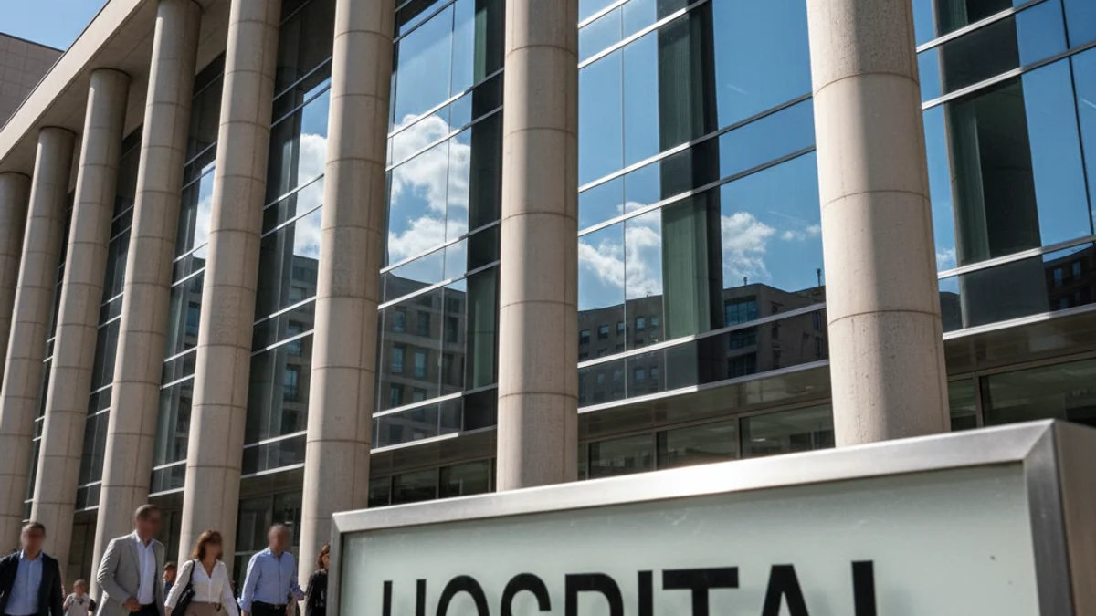 Imatge genèrica de la façana d'un centre hospitalari a Catalunya.