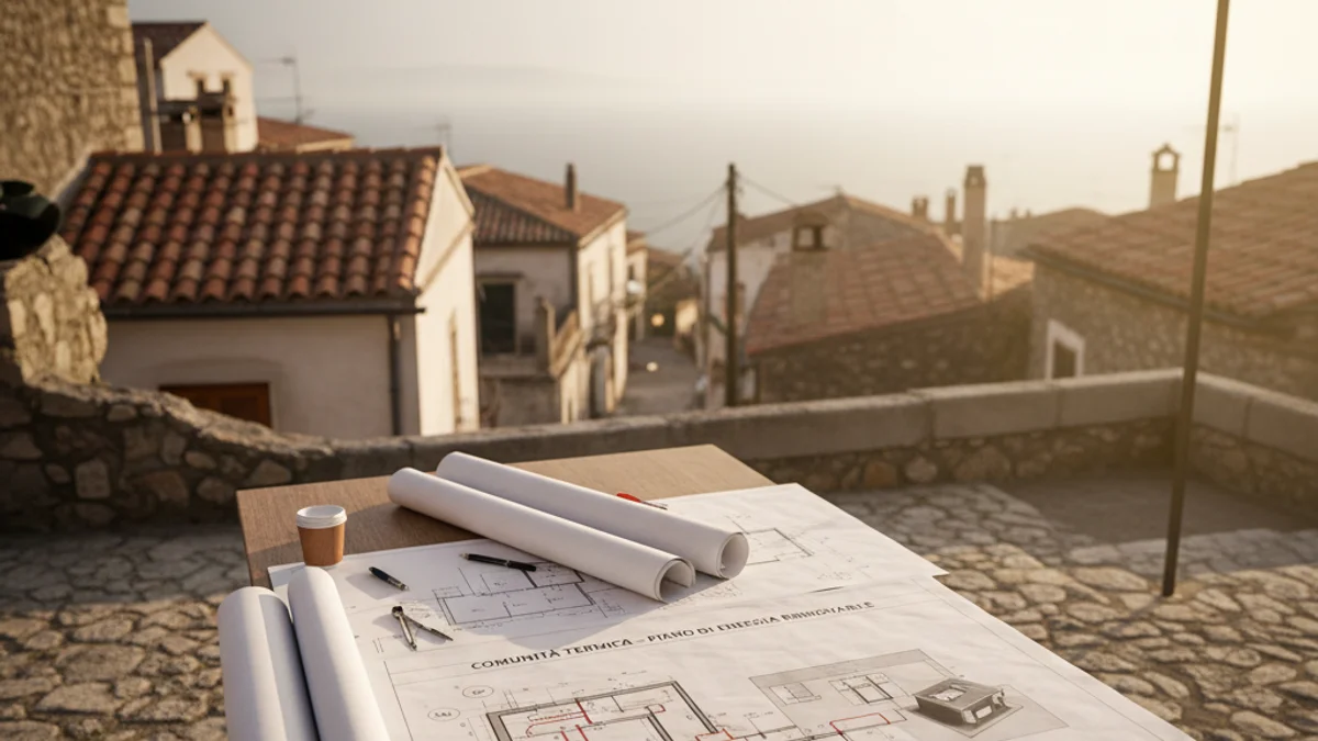 Imatge genèrica d'una instal·lació de xarxa de calor i fred amb canonades aïllades.