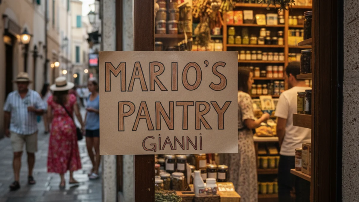 Imagen genérica de un cartel informativo pegado en el cristal de un comercio local.