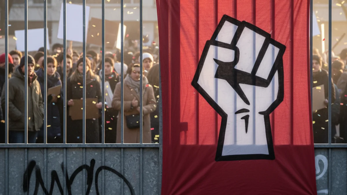 Imatge genèrica d'una tanca d'escola tancada amb motiu d'una jornada de protesta educativa.