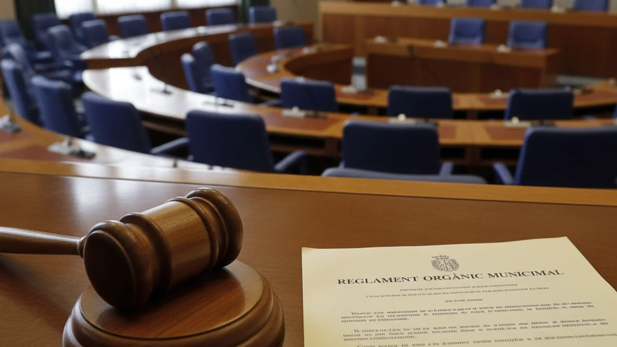 Imatge genèrica d'un document oficial sobre una taula de plens municipals.