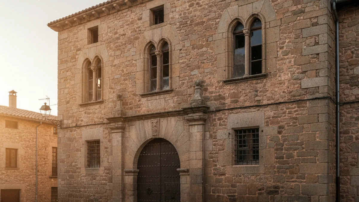 Imatge genèrica de la façana d'un edifici històric de pedra a Solsona que serà rehabilitat.