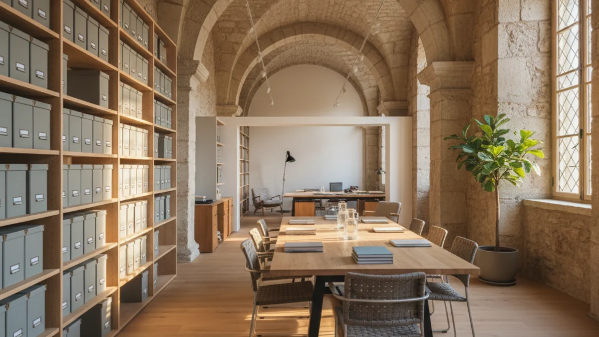 Imatge genèrica d'un espai de treball i magatzem per a una entitat social.