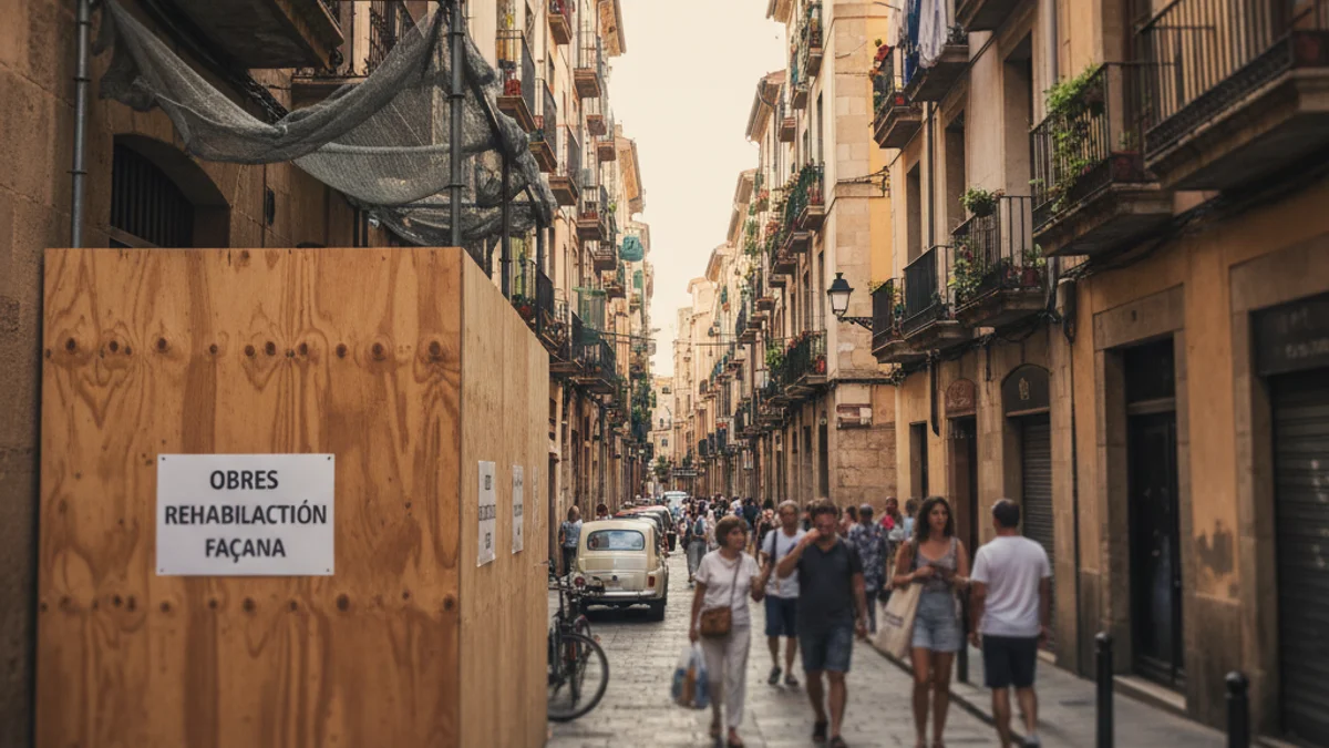 Imatge genèrica d'un carrer de la Part Baixa de Tarragona on es duran a terme les reformes urbanístiques.