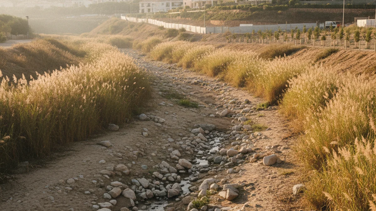 Generic image of a Mediterranean ravine awaiting ecological restoration.