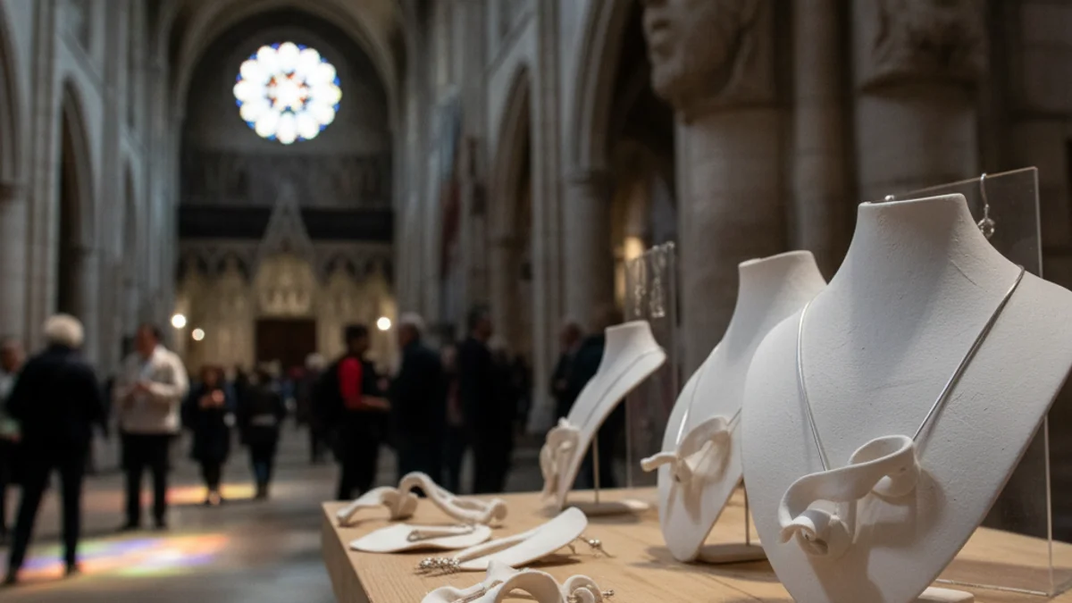 Imatge genèrica de peces de ceràmica contemporània de porcellana i plata.