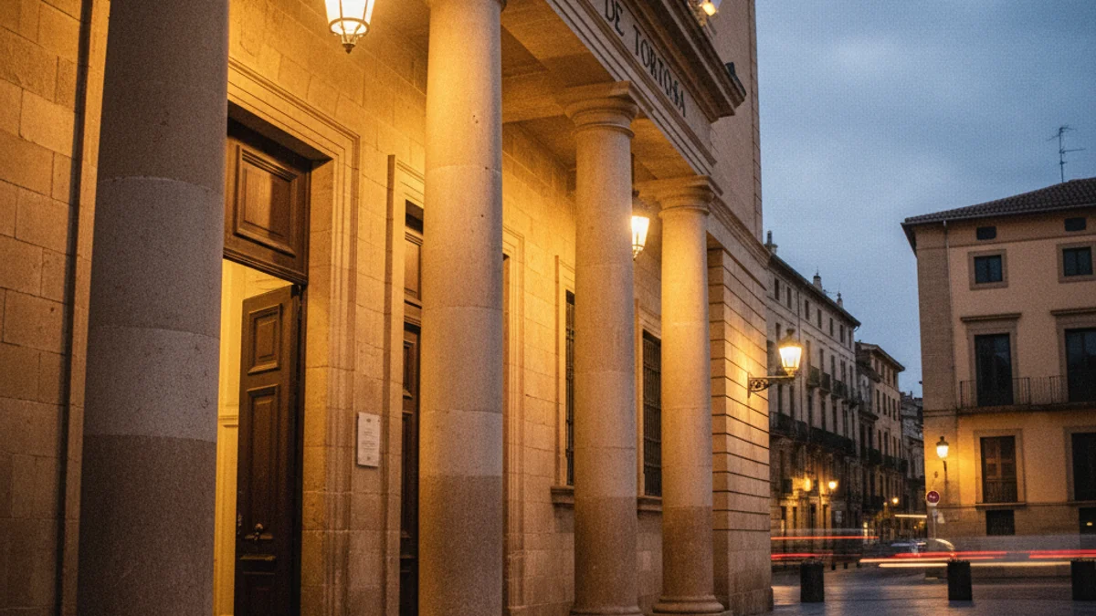 Imatge genèrica de la façana de l'Ajuntament de Tortosa.