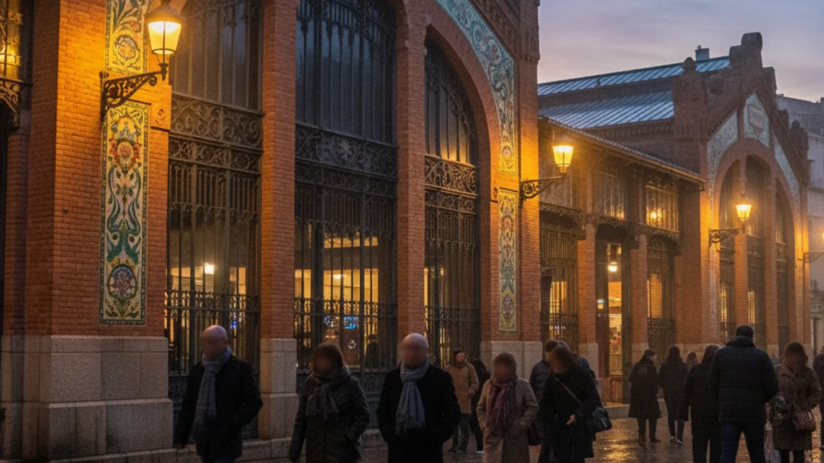 Imagen genérica de la fachada del Mercado Municipal de Tortosa.