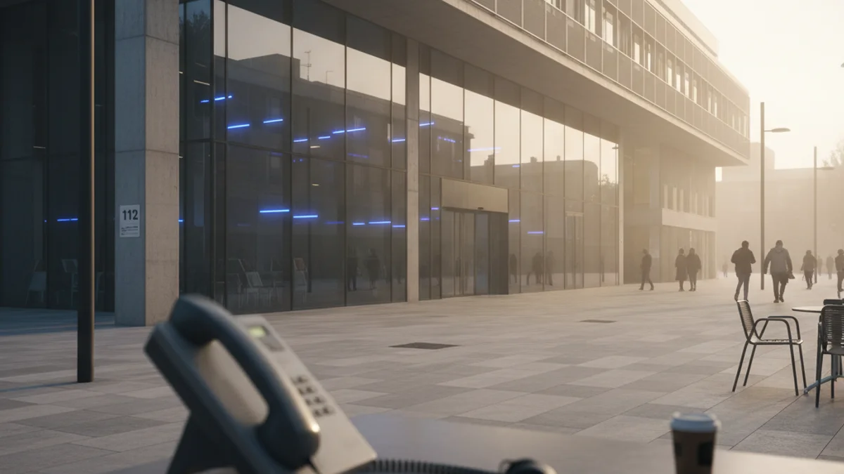 Imatge genèrica de l'exterior d'un centre de gestió d'emergències.