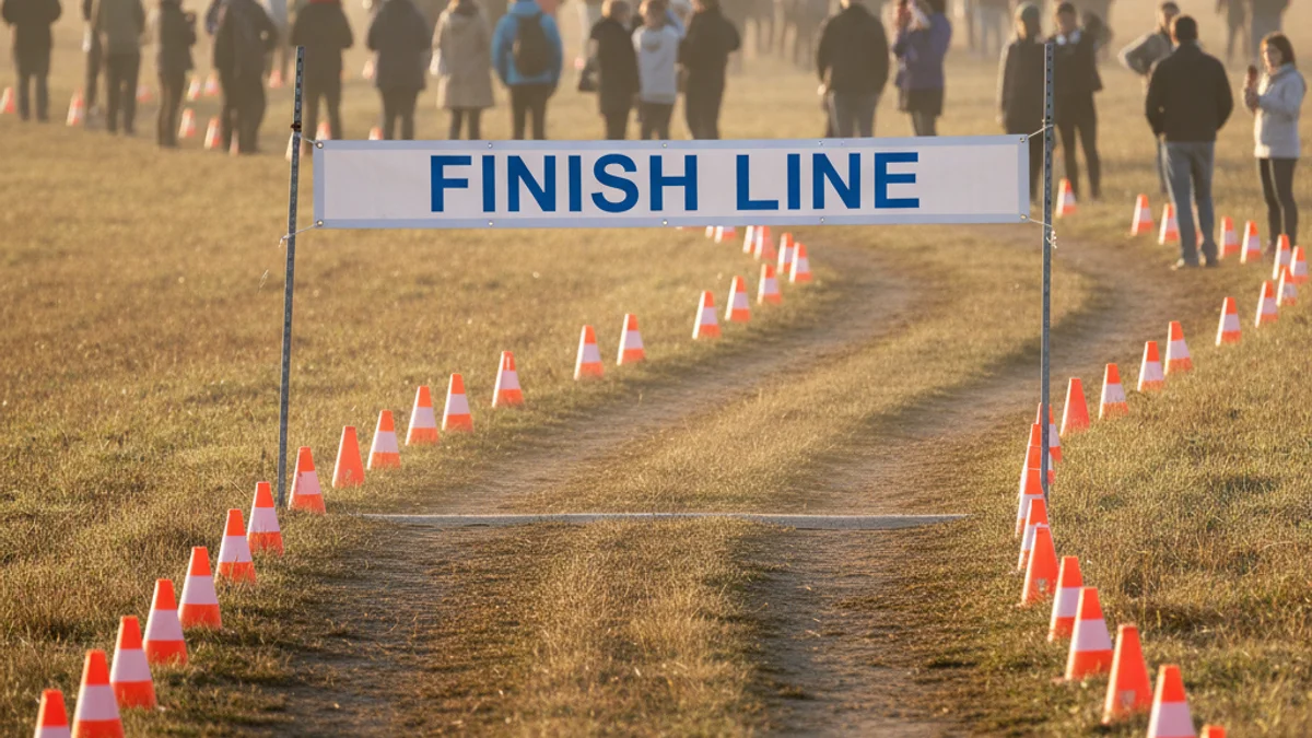 Imatge genèrica d'un circuit de cros preparat per a una competició escolar.