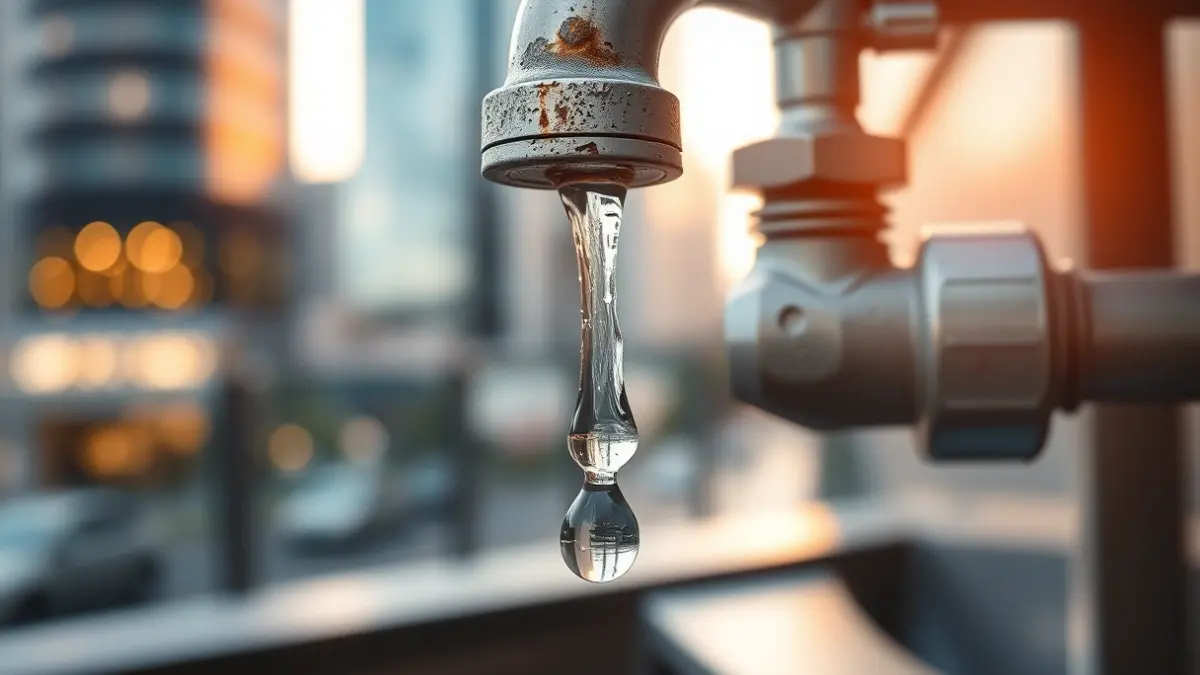 Imatge genèrica d'una aixeta amb una gota d'aigua, simbolitzant la gestió eficient dels recursos hídrics.