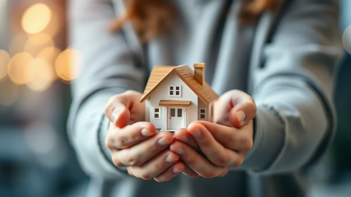 Imatge genèrica de mans joves sostenint una maqueta de casa, simbolitzant el desig d'habitatge.