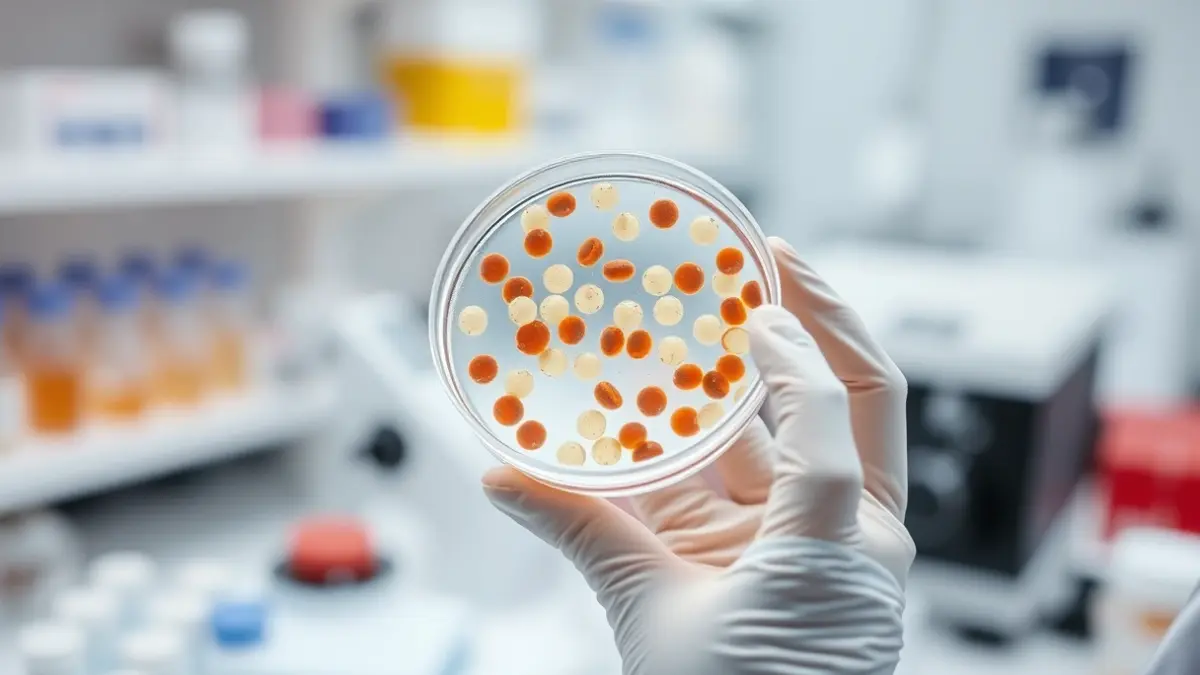 Imatge genèrica d'un investigador mèdic manipulant mostres en un laboratori.