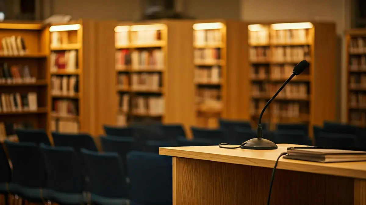 Generic image of a reading room or library with a cozy atmosphere.