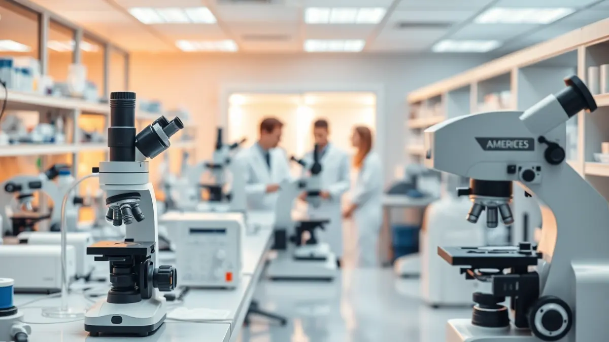 Imatge genèrica d'un laboratori modern amb equipament científic avançat.