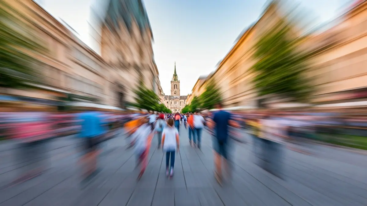 Imatge genèrica d'activitats familiars i d'oci a la ciutat.