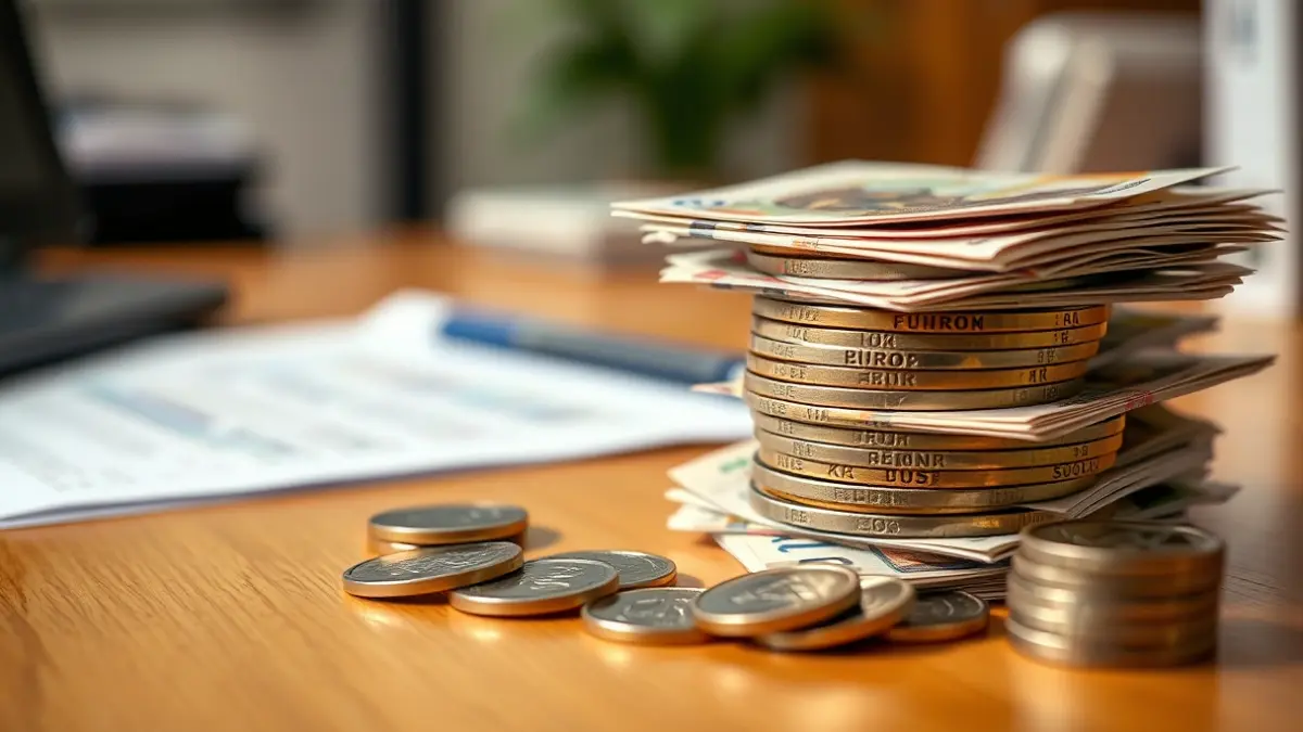 Generic image of cash and financial documents