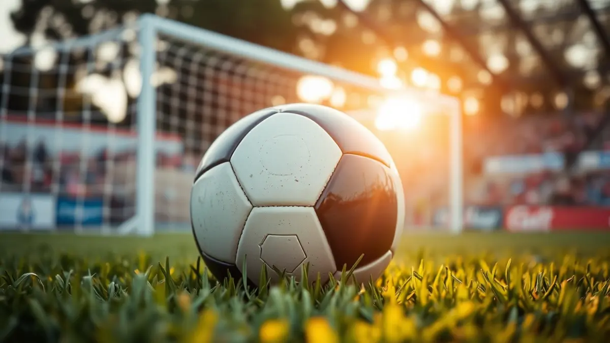 Generic image of a soccer ball on a field's grass.