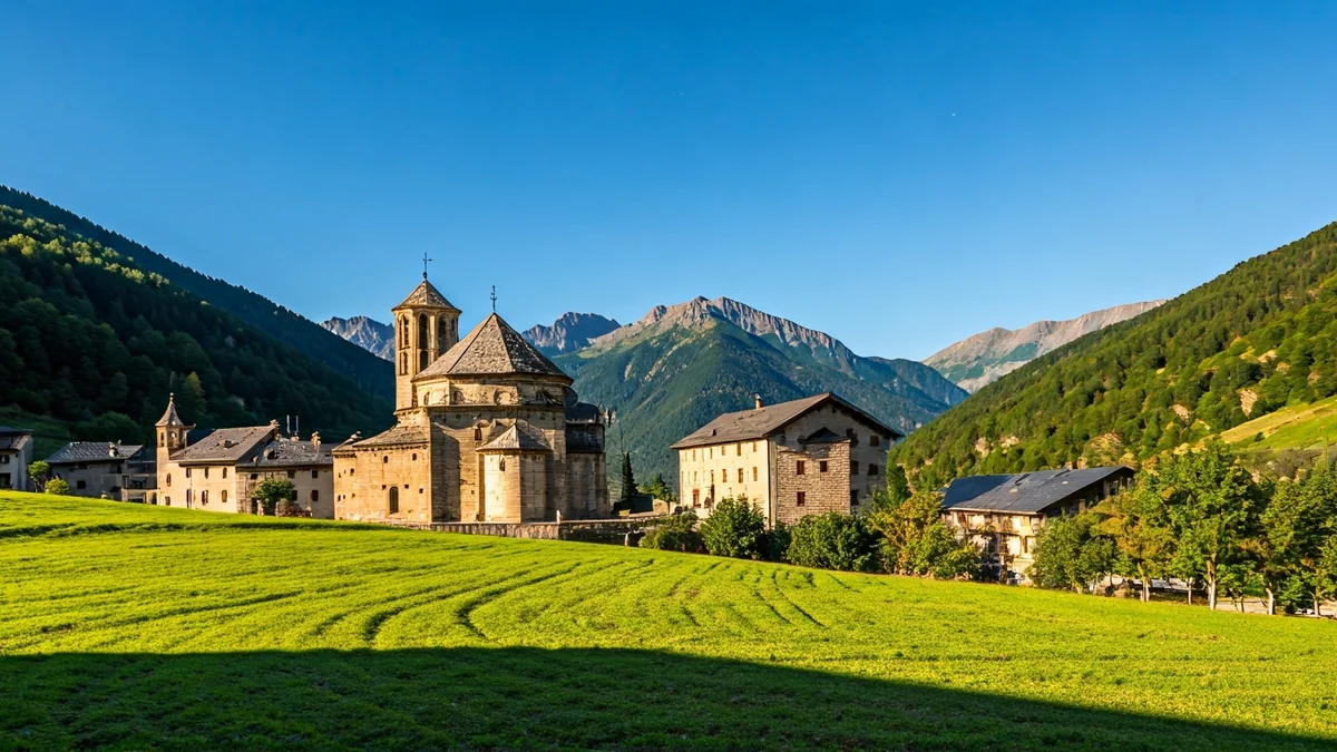 Imagen de las iglesias románicas de la Vall de Boí