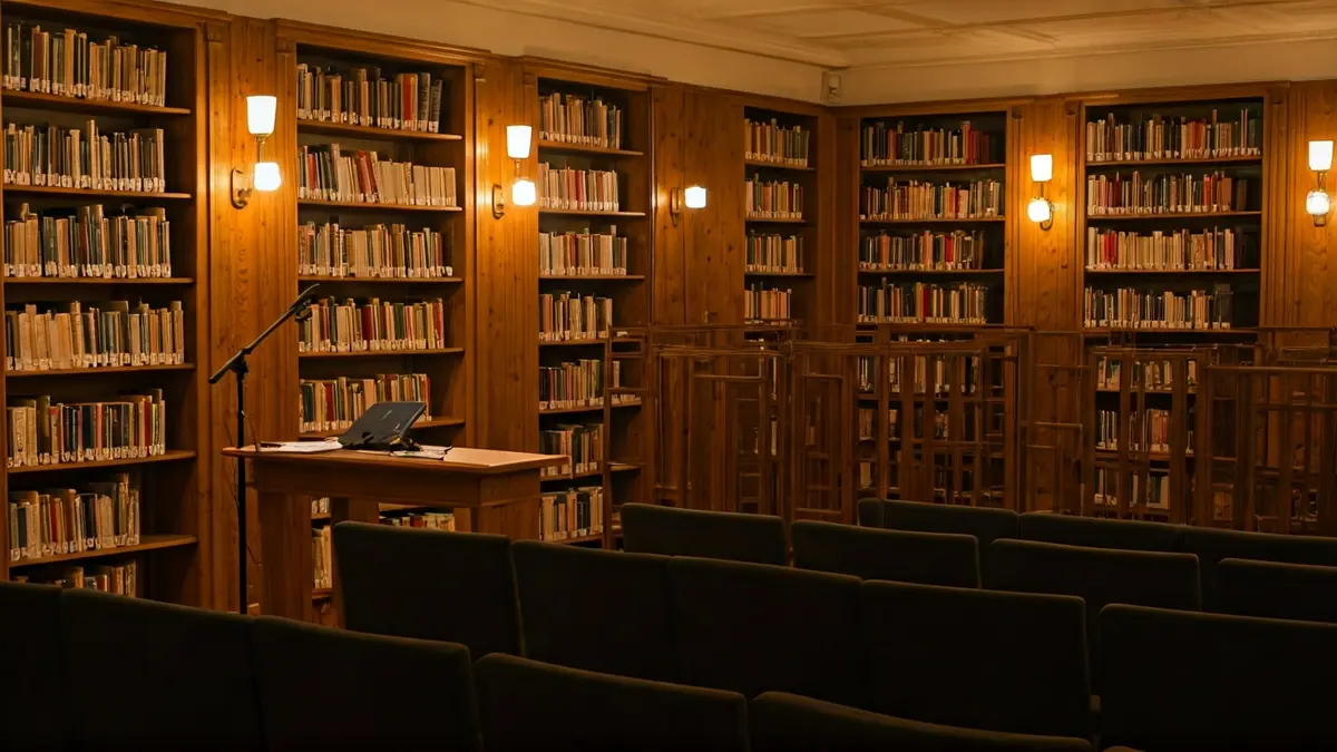 Imatge genèrica d'una sala de lectura amb llibres i un ambient acollidor.