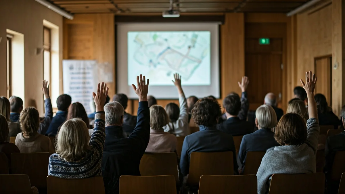 Imatge genèrica d'una reunió de veïns en un espai comunitari.