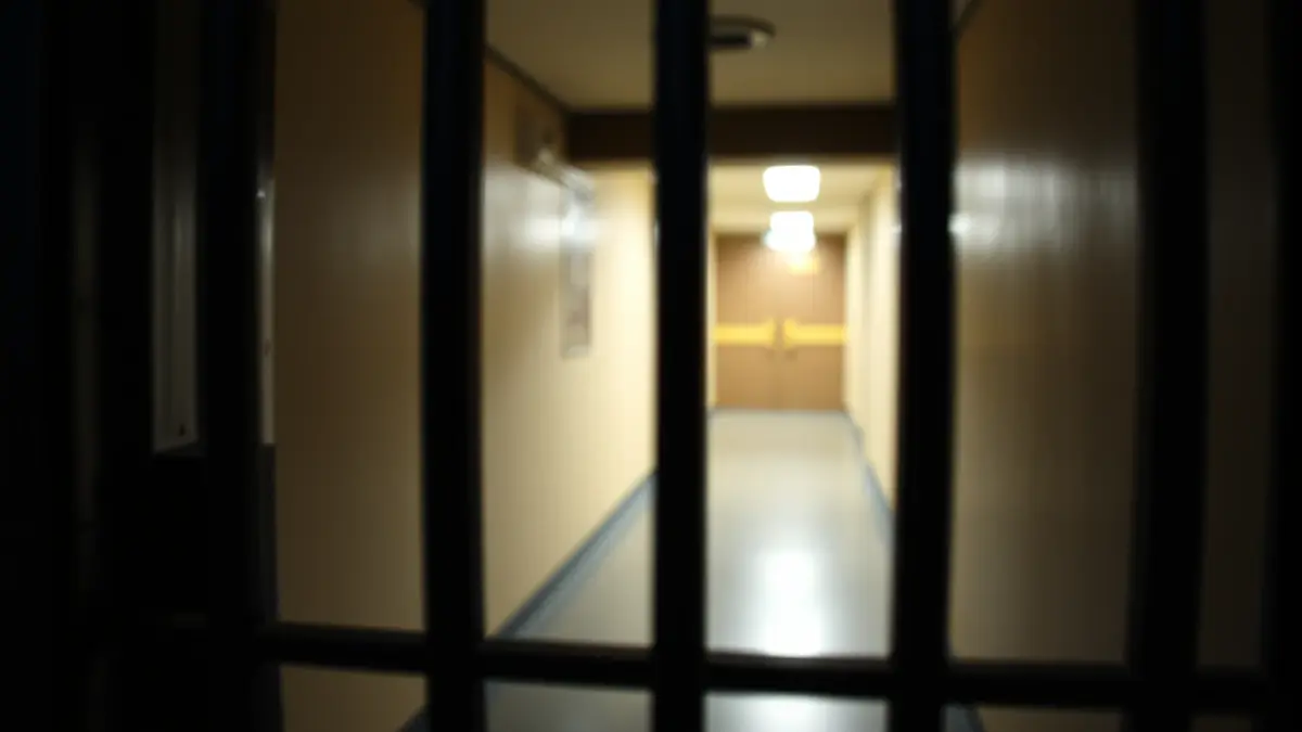 Imatge genèrica d'una porta de seguretat o una reixa metàl·lica, suggerint un espai de reclusió.