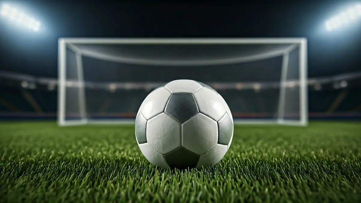 Imatge genèrica d'una pilota de futbol sobre la gespa d'un camp.