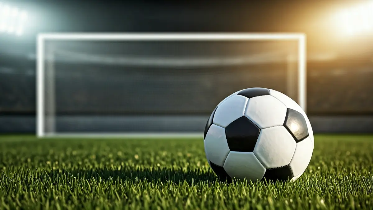 Imatge genèrica d'una pilota de futbol sobre la gespa d'un camp.