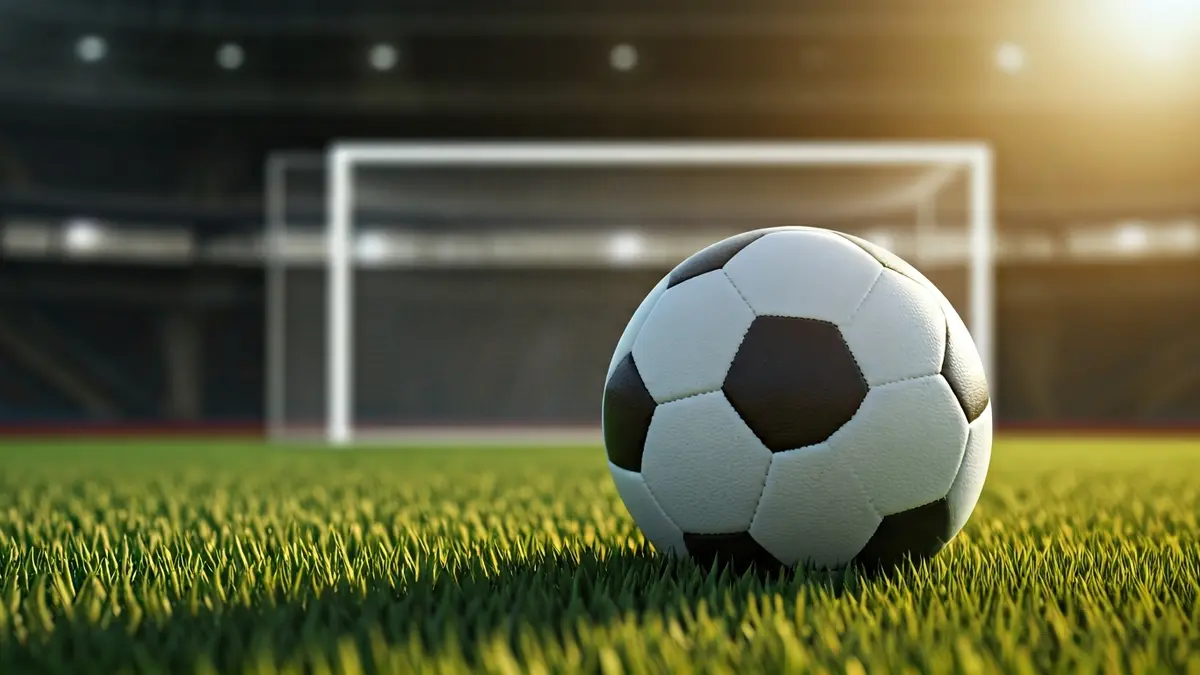 Imatge genèrica d'una pilota de futbol sobre la gespa d'un camp.