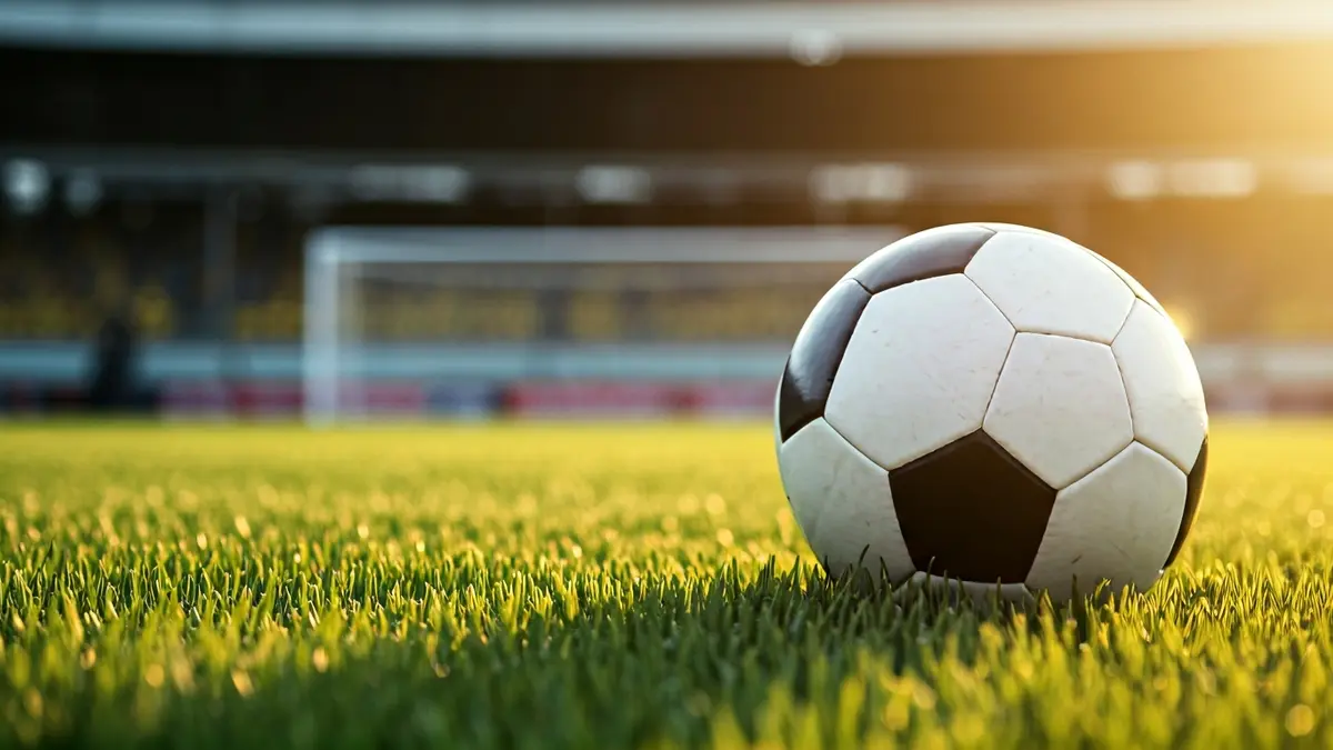 Imatge genèrica d'una pilota de futbol sobre la gespa d'un camp