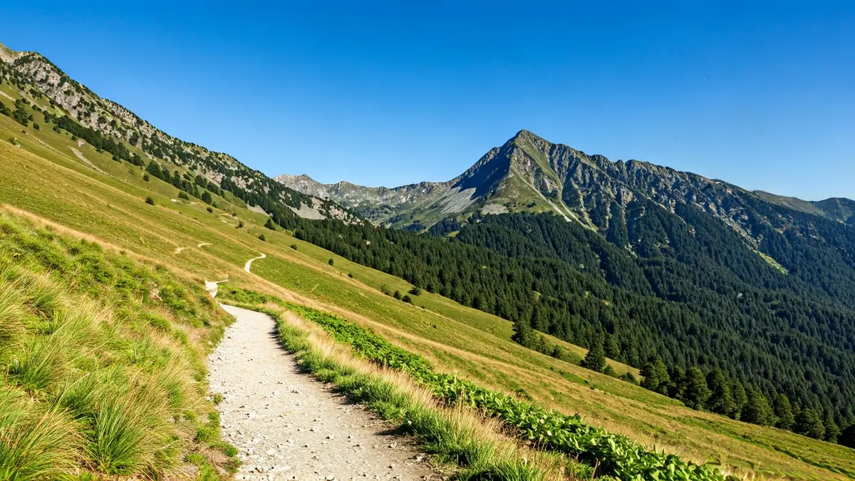 Imatge genèrica d'un sender de muntanya als Pirineus.