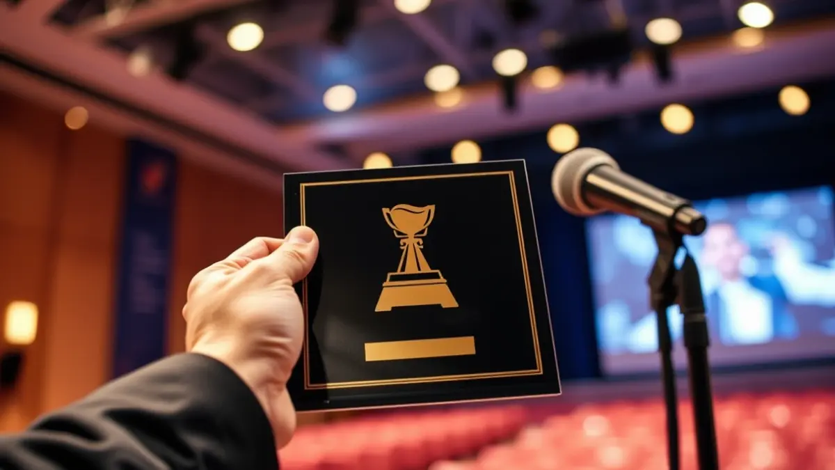 Imagen genérica de un premio o reconocimiento.