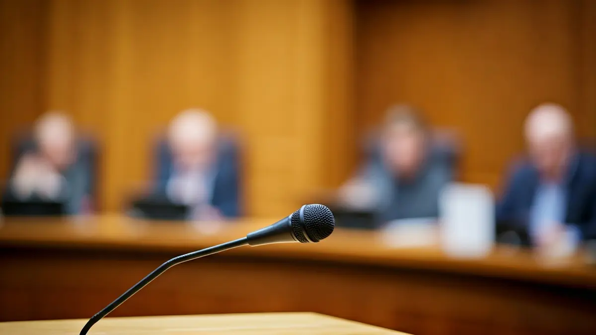 Imatge genèrica d'una sala de plens o reunió política.