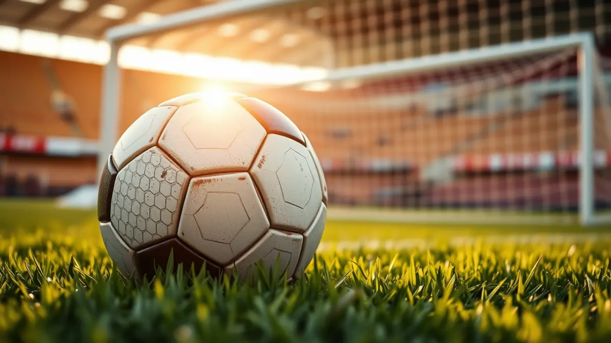 Imatge genèrica d'una pilota de futbol sobre la gespa d'un camp.